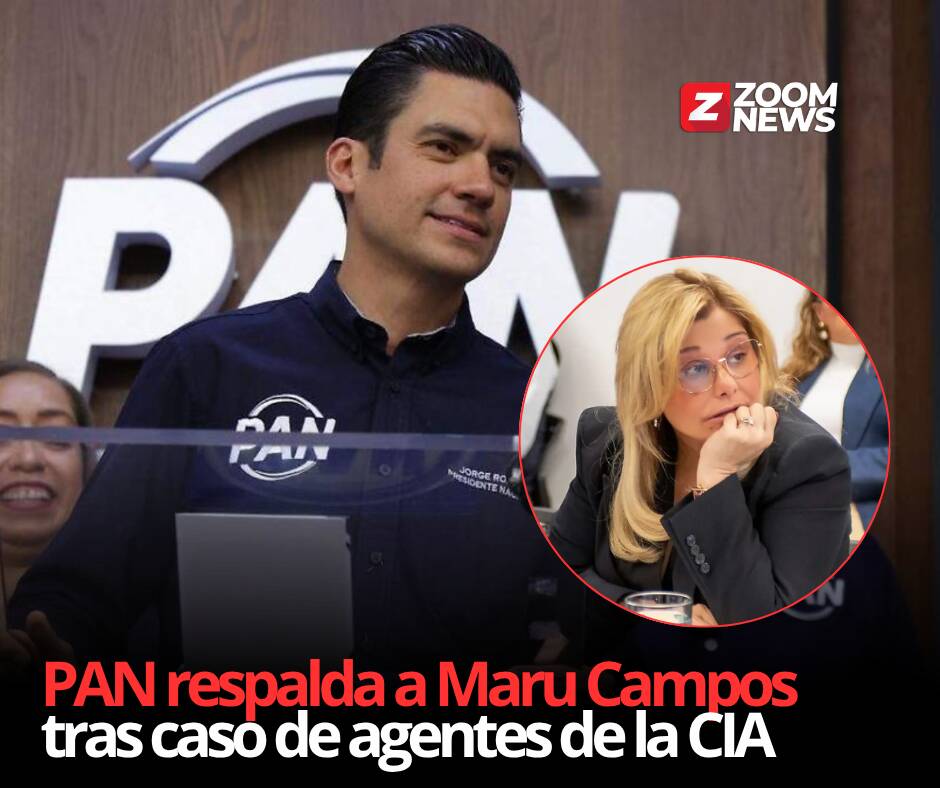PAN respalda a Maru Campos tras caso de agentes de la CIA