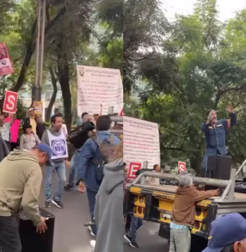 SME bloquea acceso a Foro América Libre; Calderón acusa a Morena de llevar a México a una “nueva dictadura perfecta”